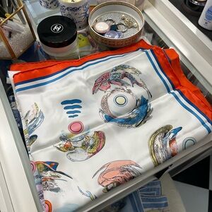 Authentic NWT Hermes’ scarf -Anamorphoses 70cm